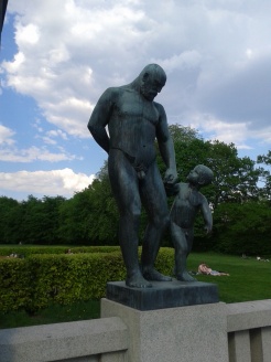 Norway Vigeland Father Son